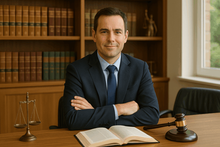 Professional lawyer seated in a law office – Lend A Loan’s home loans for lawyers and legal professionals